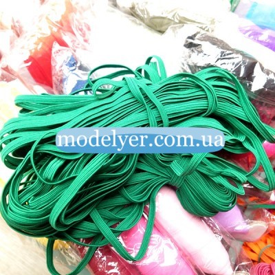 Резинка плоская 0,6 мм (зеленый)